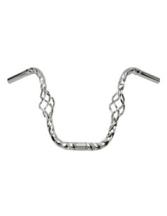 Cage Twisted Handlebar 11 25.4mm Chrome.